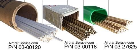 [RX1-03-00120] Bronze Flux Brazing Rod 3/32
