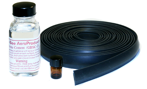 [RX1-05-00669-1] BEECHCRAFT TAIL ROOT SEAL BLACK - WIDER