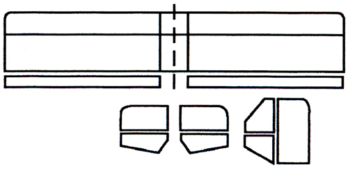 [RX1-09-01804] Ultralight Hurricane Avenger Phantom Horizontal Stabilizer