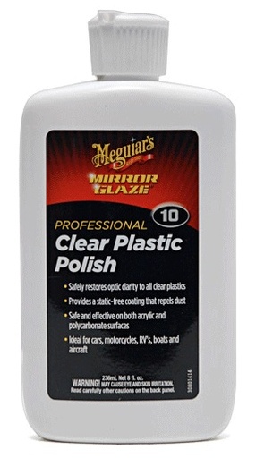 [RX1-09-23300] Meguiars 10 Plastic Polish 8Oz