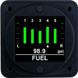 [RX1-10-04446] Aerospace Logic Fuel Level 0-5VDC Five Tank FL255