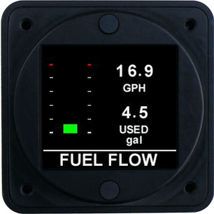 [RX1-10-05516] Aerospace Logic Single Engine Fuel Flow Max 60Gph