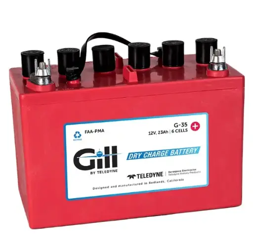 [RX1-11-01672] Gill Battery G-35 Without Acid