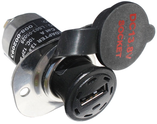 [RX1-11-13345] LONESTAR PWR ADPT TSO W/ USB 12V