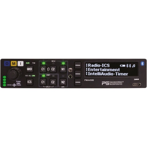 [RX1-11-16294] PS Engineering PMA 450B Audio Panel 6 Place TSO With Marker Beacon