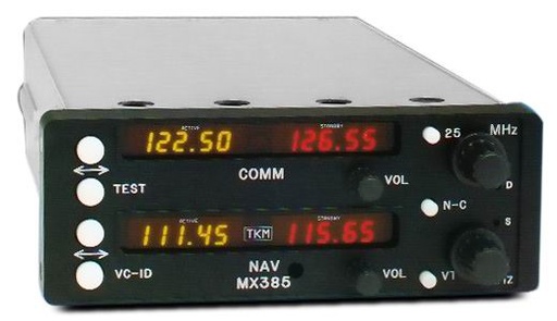 [RX1-11-18845] MICHEL TKM MX 385 NAV/COM 28V