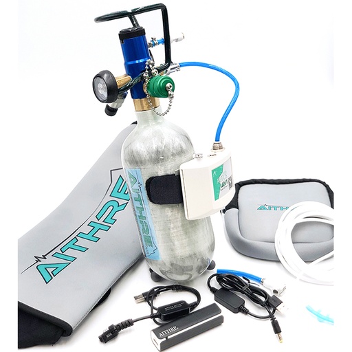[RX1-11-19052] Aithre 152L Oxygen Bottle With Adjustable Flow Reg Meso & Avi 1-Place