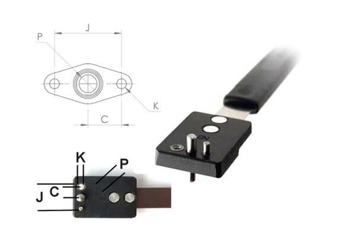 [RX1-12-04794] Two-Lug Mini Plate Nut Drill Jig 6-32