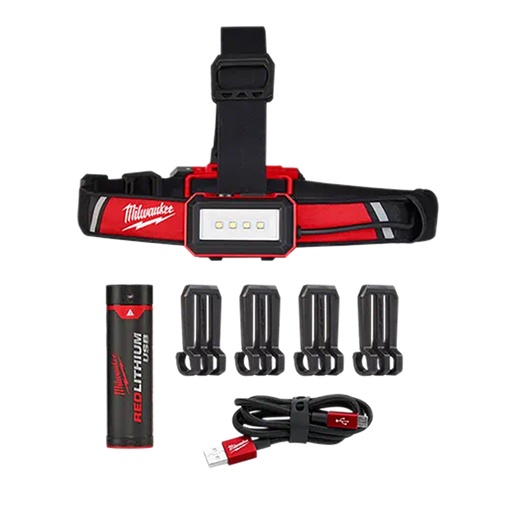 [RX1-12-05652] Milwaukee Redlithium USB Low-Profile Headlamp