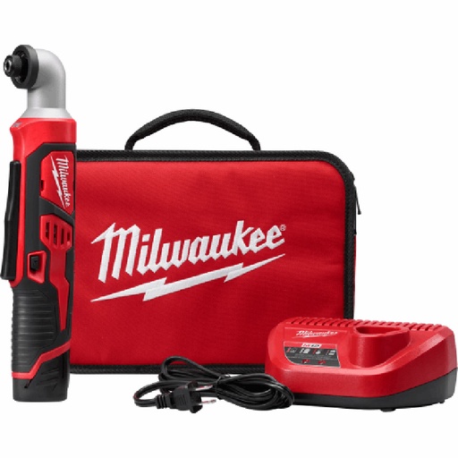 [RX1-12-06130] Milwaukee M12 1/4 Hex Right Angle Impact Driver Kit