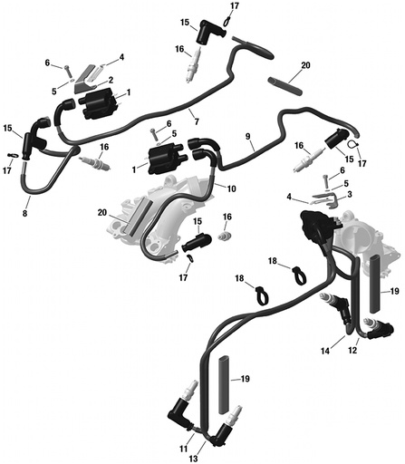 [RX1-15-00564] ROTAX 441-341 ALLEN SCREW M5X20 DIN 912