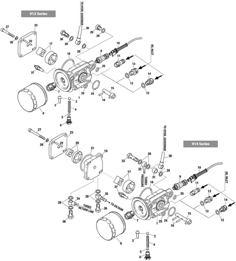 [RX1-15-01040] ROTAX 837-127 OIL PUMP SHAFT ASSY.