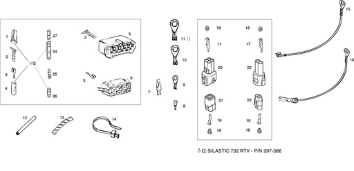 [RX1-15-01844] ROTAX 866-300 FASTON CONNECTOR 63X08