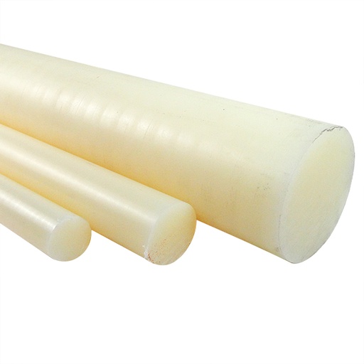 [RX1-03-51900] Nylon Round Rod 3/4 Natural