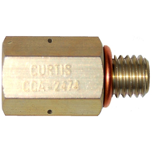 [RX1-05-17114] Curtis Oil Drain Valve Adapter Rotax Oil Tank 1 Inch Thread CCA-2474