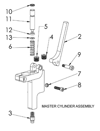[RX1-06-01030] Master Cylinder Return Spring