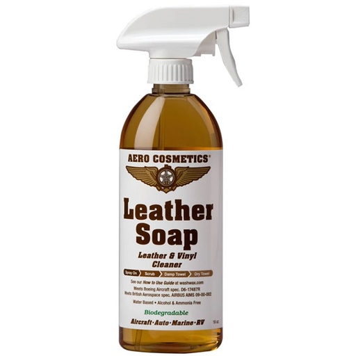 [RX1-09-00502] Aero Cosmetics Leather Soap Pt