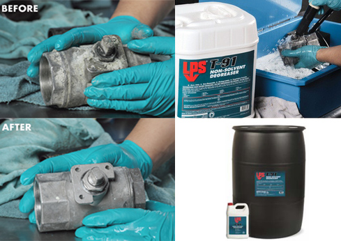 [RX1-09-02309-4] LPS 06301 T-91 Non-Solv Degreaser Gallon Case Of 4