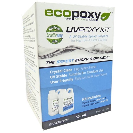 [RX1-09-04096] Ecopoxy Uvpoxy 1 Liter Kit