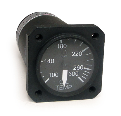 [RX1-10-02386] UMA 1-1/4 OAT Gauge -10F To 110F With Probe Non-TSO