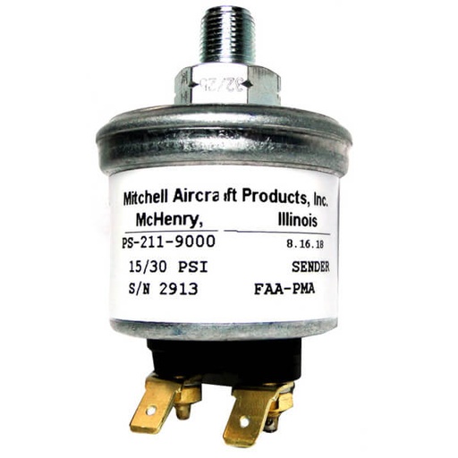 [RX1-10-25065] Mitchell Pres Sender 15 30 PSI