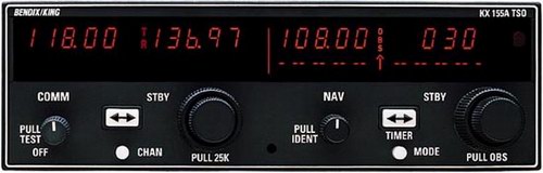 [RX1-11-00868] KING KX 155 NAV/COM 14V NO GS