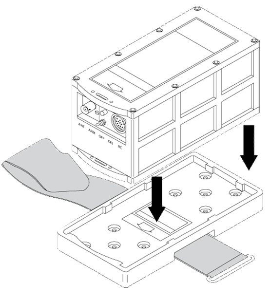 [RX1-11-06301] KANNAD 1 STRAP MOUNTING BRACKET