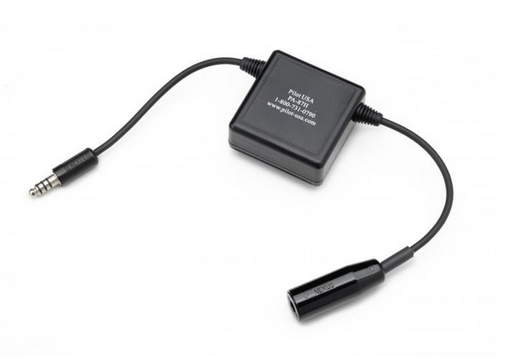 [RX1-11-06530] Pilot USA PA 87H GA Helicopter To Military Impedance Adapter