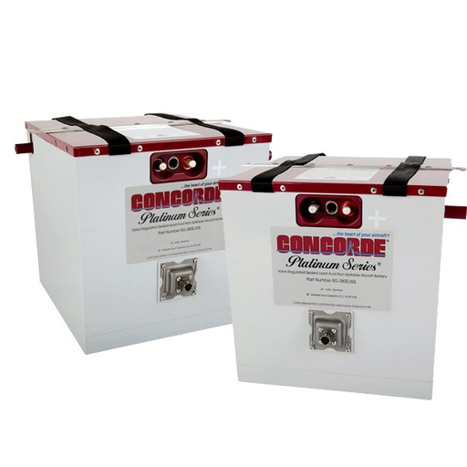 [RX1-11-16839] Concorde Battery Cessna Citation Sovereign 680 Kit With 60L + STC