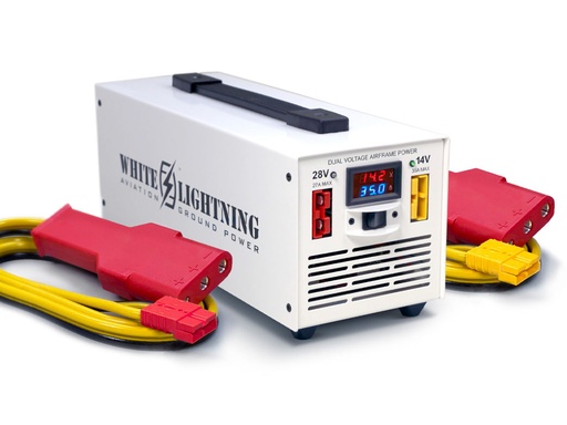 [RX1-11-19266] White Lightning M1428-Dv 14V / 28V Dual Voltage Mini GPU With 3-Pin Oval Plugs