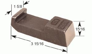 [RX1-12-02899] Economy Bucking Bar 638 B 1.25 Lb