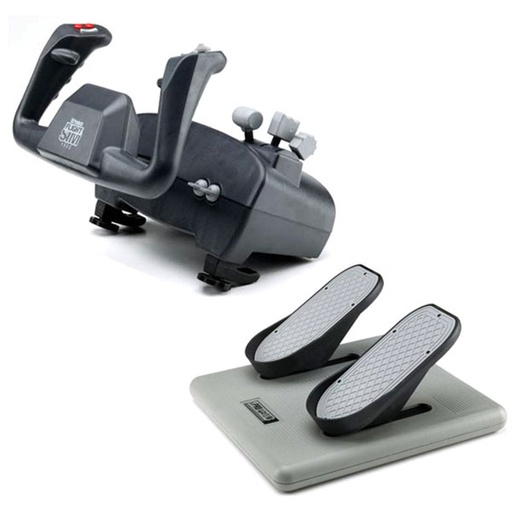 [RX1-13-06766] FLIGHT SIM YOKE + PRO PEDALS