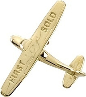 [RX1-14-01774] Cessna First Solo (3-D Cast) Tackette Gold