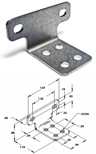 [RX1-05-04370] SOLENOID MOUNTING BRACKT 4K007