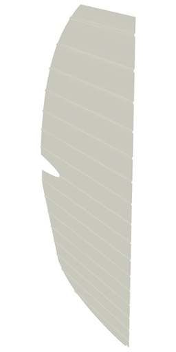 [RX1-05-13253] Rudder Right Hand Skin MC0433000-40