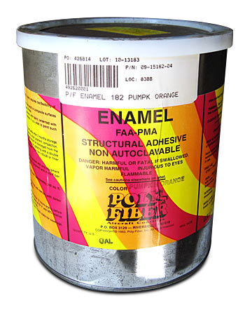 [RX1-09-15182-04] Poly-Fiber Enamel 182 Pumpk Orange