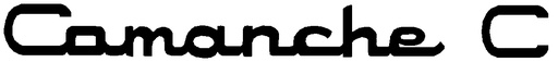 [RX1-09-43636] Comanche C Decal Black