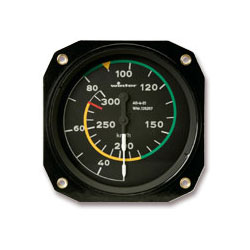 [RX1-10-05629] Winter 2-1/4 Airspeed Indicator 8026 Ebf Various Range 510 Degree Dial