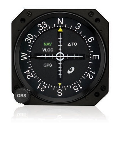 [RX1-10-06043] Mid-Continent Instruments and Avionics MD200-707 3 Cdi Lighted Glideslope And Course Datum