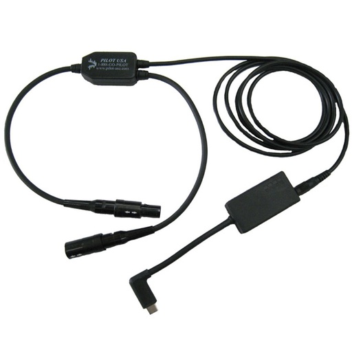 [RX1-11-15228] Pilot USA Gopro Hero 5 Audio Recorder Adapter For Bose Lemo