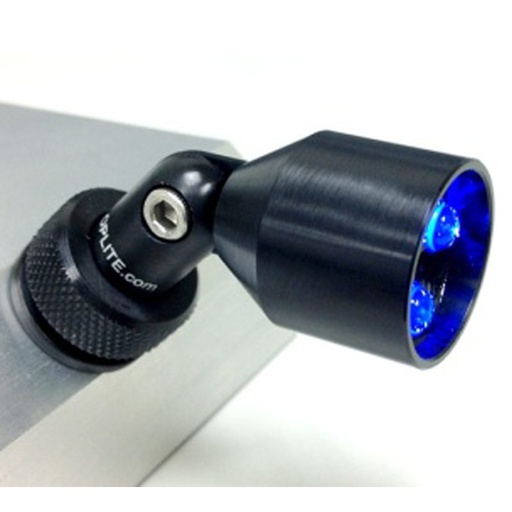 [RX1-11-19162] Panel Mount 12V 4 LED Single Color - Blue FAA/PMA