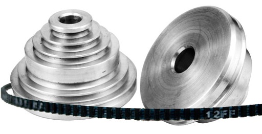 [RX1-12-01609] Micro Lathe Pulley Set 20 Pulleys & Belt #1160 & 1162