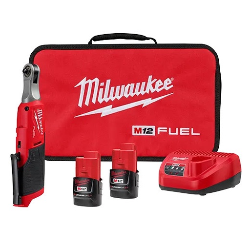 [RX1-12-05856] Milwaukee M12 Fuel 1/4 High Speed Ratchet Kit