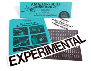[RX1-13-04244] Amateur-Built A/C Cert Kit