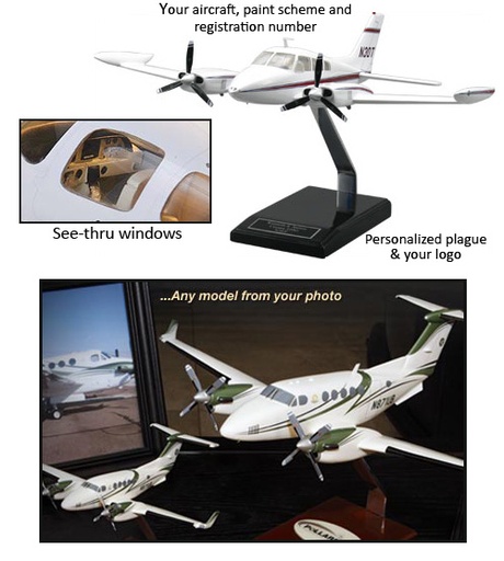 [RX1-13-08050] Custom Aircraft Model - Premium Plus