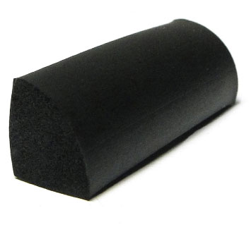 [RX1-05-12641] Quarter Round Hollow Door Seal
