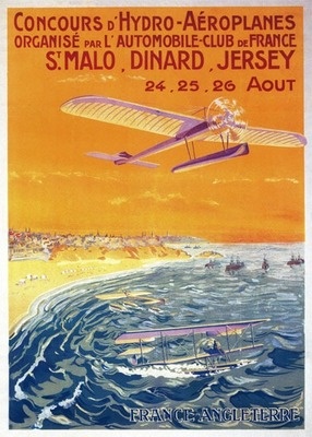 [RX1-13-17758] Float Planes In Air And Water Postcard