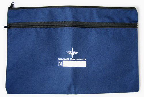 [RX1-13-20065] Aircraft Document Case Blue +