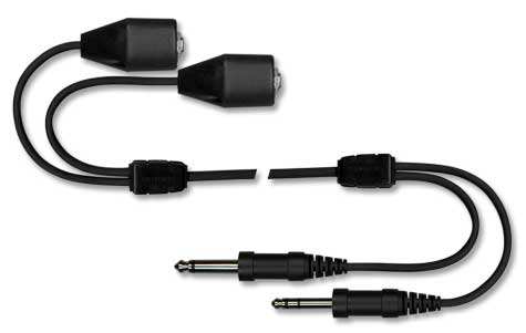 [RX1-900053] Sigtronics Dual GA Mono 5 Foot Straight Extention Cable