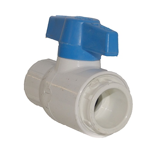 [RX1-04-01664] Valve-Ball Pvc 1/2 Soc X Soc